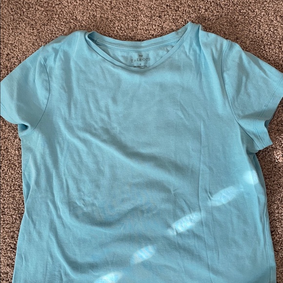 Talbots Sky Blue Knit Sweater and tee - Picture 5 of 6